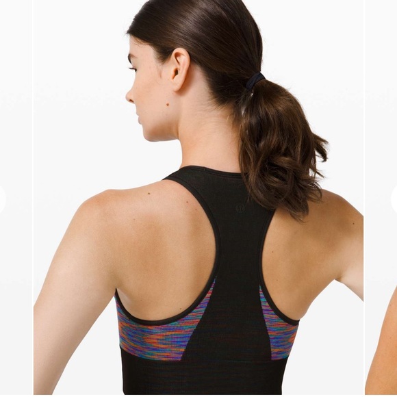 Lululemon Love Revealed Bra Black / Rainbow - Picture 4 of 9